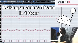 Attempting to Make an Anime Intro Theme in 1 Hour  Shady Cicada [upl. by Annaili]