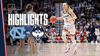 HIGHLIGHTS  UConn Women’s Basketball vs UNC [upl. by Arvo]