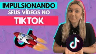 Como impulsionar vídeos no TikTok  PASSO A PASSO [upl. by Aiksas]