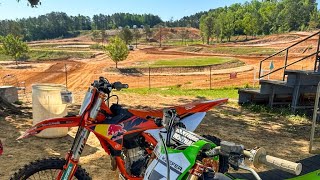 On Board At Monster Mountain MX On 20245 KTM 450 Factory Edition [upl. by Einahpets]