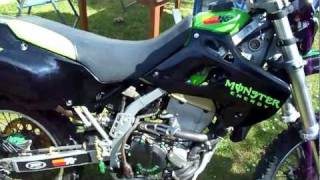 Kawasaki KLX 250 Tsukigi Exhaust and KnN [upl. by Sears183]