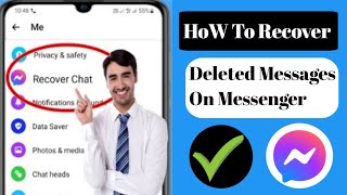 How To Recover Deleted MessagesOn Messenger 2024 UpdateRecover Deleted Facebook Messages [upl. by Nevarc731]