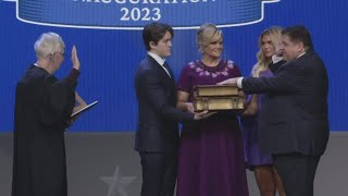 Gov JB Pritzker sworn in for 2nd term during inauguraiton [upl. by Curry596]