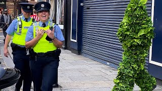 Best Reaction by Garda Ireland Bushman Prank [upl. by Amuh]