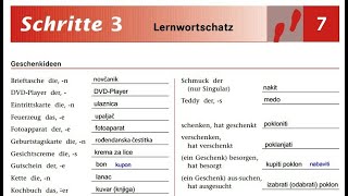 Schritte 3 Lektion 7  nemacke reci sa prevodom i izgovorom [upl. by Ab]