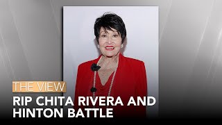 RIP Chita Rivera and Hinton Battle  The View [upl. by Enaujed]