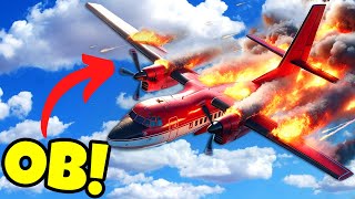 OB Made Our Plane EXPLODE During Parachute Training in Stormworks Multiplayer [upl. by Filmer]