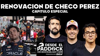 Checo Pérez renueva contrato con Red Bull por dos años más  Desde el Paddock capítulo especial [upl. by Peckham]