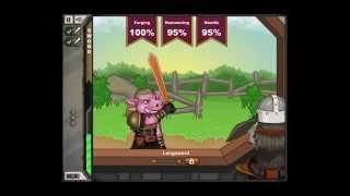 Jacksmith Walkthrough 1  lvl 13 Armor Games [upl. by Nirrat]