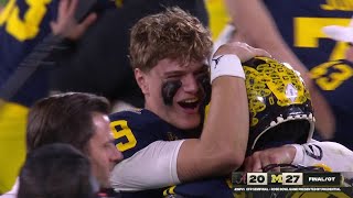 MICHIGAN BEATS ALABAMA IN OT amp ARE HEADED TO THE NATIONAL CHAMPIONSHIP 🏆  ESPN College Football [upl. by Ecilahc]