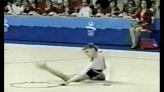 Diana Popova Hoop Olympic Final 1992 [upl. by Yeldnarb]