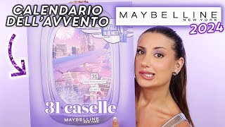 CALENDARIO DELLAVVENTO MAYBELLINE 2024 31 caselle 🎁 [upl. by Isia]