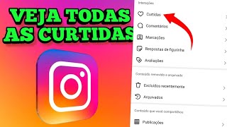 Como ver As Publicações que CURTI no Instagram Depois da Atualização 2024 [upl. by Assirrak]