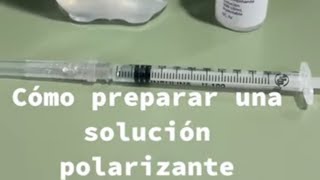 Cómo preparar una solución polarizante [upl. by Arraes439]