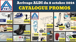 catalogue ALDI spécial maison du 8 au 14 octobre 2024 ✅ Arrivage meuble déco 🔥 Promos deals pub [upl. by Samled]