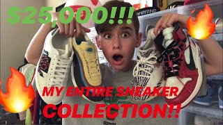 14 YEAR OLD’S UNREAL SNEAKER COLLECTION [upl. by Sweatt475]