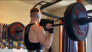 Overhead Press 70kg x5 Reps [upl. by Aivatnuhs]