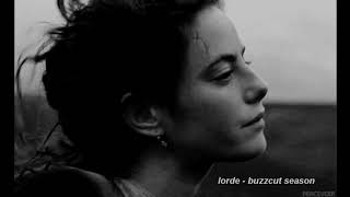 lorde  buzzcut season Slowed  Reverb sad version [upl. by Musser]