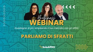 Business Webinar  Parliamo di Sfratti [upl. by Reinke]