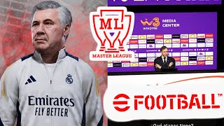 Efootball 2025 Modos Offline ¿ Liga Máster [upl. by Nagaet]