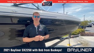 2021 Bayliner DX2250 Walk Around Details With Bob [upl. by Darb716]