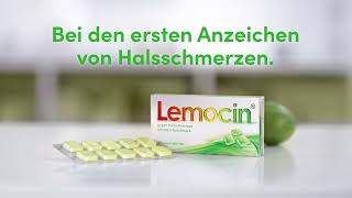 Lemocin® Lutschtabletten gegen Halsschmerzen  Wirkt gut schmeckt gut [upl. by Ahsemak18]