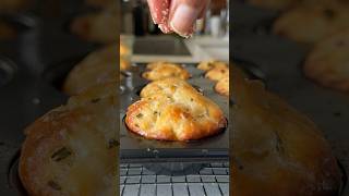 Rosemary Garlic Focaccia Muffins [upl. by Ahtnamys603]