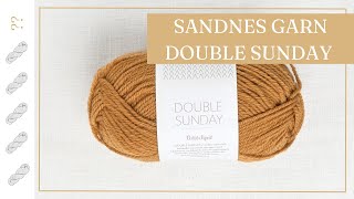 Sandnes Garn Double Sunday Yarn Review  Untwisted Threads [upl. by Anailuj]