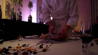 Chef Grant Achatz makes a mess on the table [upl. by Katherina]