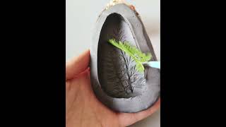 Plant Rubbing Stone Night Light DIY Tutorial 🌿💡 [upl. by Akapol]