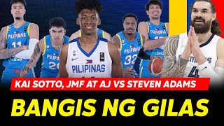 BANGIS NI KAI SOTTO AT NG GILAS BABAWI VS NEW ZEALAND TRIPLE TOWERS VS NBA VET STEVEN ADAMS [upl. by Tomasine]