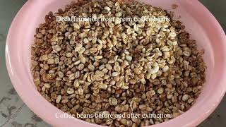 Decaffeination by using Careddi Supercritical CO2 Extraction Systemdecafdecaffeinated coffee bean [upl. by Yramliw633]