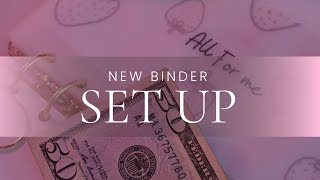 2024 NEW BUDGET BINDER SET UP  NEW ENVELOPES  CASH ENVELOPES [upl. by Irodim]