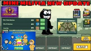 Mini militia new battle pass  Mini militia new update  Mini militia new video  minimilitia [upl. by Ylicic]