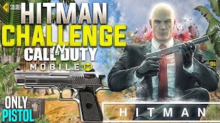 Hitman Challenge in CODM  Only Pistol Challenge in CODM [upl. by Ahsiled]