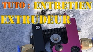 Tuto utilisation et entretien de son extrudeur dimprimante 3D [upl. by Ilana113]