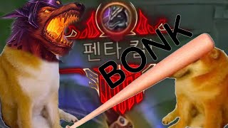 URF Nasus Bonking Spree Penta  Best of LoL Stream Highlights Translated [upl. by Napoleon]