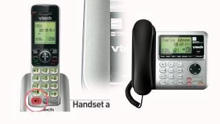 VTech® CS6649 Corded amp Cordless Phone With Built In Answering System [upl. by Osbert]