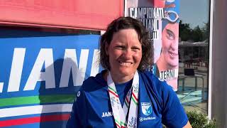 Kathrin Oberhauser ai Campionati Italiani assoluti di Nuoto 2024 a Terni [upl. by Ahseuqal37]