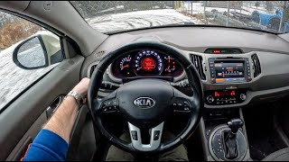 2013 Kia Sportage III AWD 20 DOHC 163HP  POV Test Drive 1058 Joe Black [upl. by Jereld]