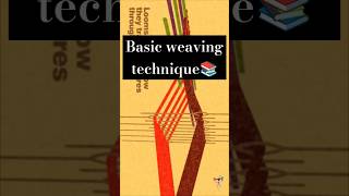 Basic weaving technique home science textile tgt pgt dsssb net lt Education9285shorts ytshorts [upl. by Htaeh]