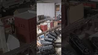 Running Lionel Santafe Diesel Engine Pulling Passenger Cars [upl. by Ylyl635]