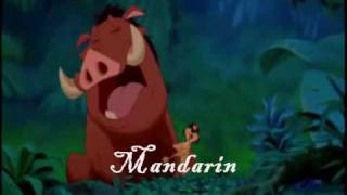 Lion King  Can You Feel The Love Tonight One Line Multilanguage  Part 1 [upl. by Manley]