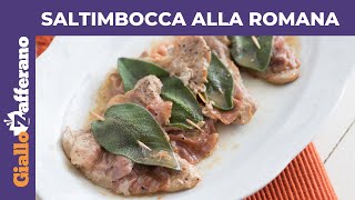 SALTIMBOCCA ALLA ROMANA FACILI E VELOCI [upl. by Hazem]