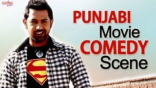 Gippy Grewal  New Punjabi Comedy Scene  Gurpreet Ghuggi  Bank Robbery  Punjabi Funny Video 2018 [upl. by Asirb256]