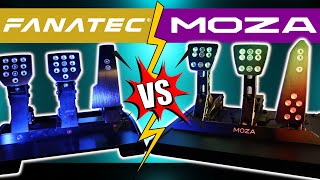 Versus Fanatec ClubSport v3 vs MOZA CRP [upl. by Lewison]