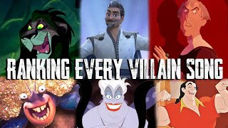 Ranking Every Disney Villain Song [upl. by Rema649]