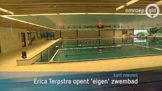 Erica Terpstra opent eigen zwembad [upl. by Arramas753]