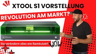 XTool S1 Laser SchrittfürSchritt Anleitung – Unboxing Aufbau amp erste Nutzung [upl. by Turro348]