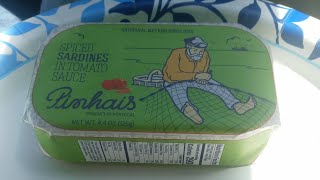 Pinhais Sardines in Tomato Sauce Review [upl. by Adaliah]